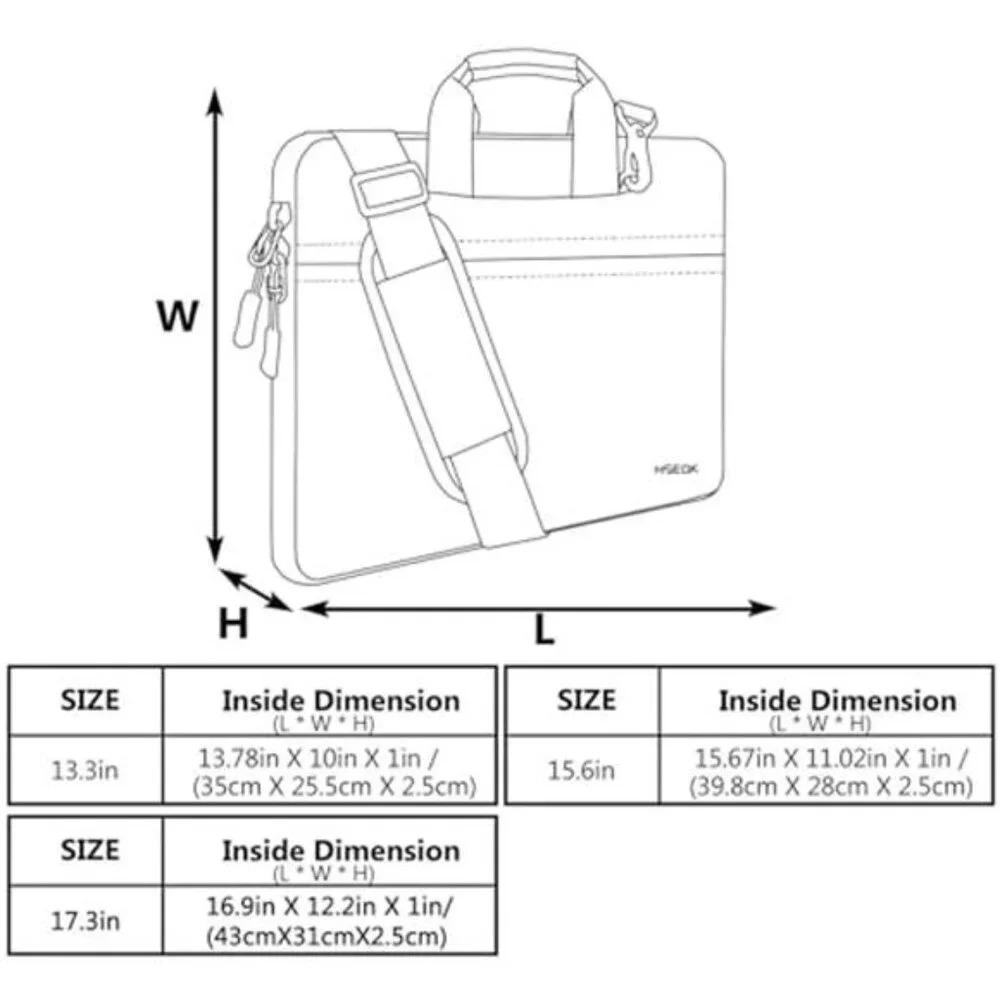 Laptop Shoulder Bag 13 13.3 14 Inch Case Compatible with MacBook Pro 14